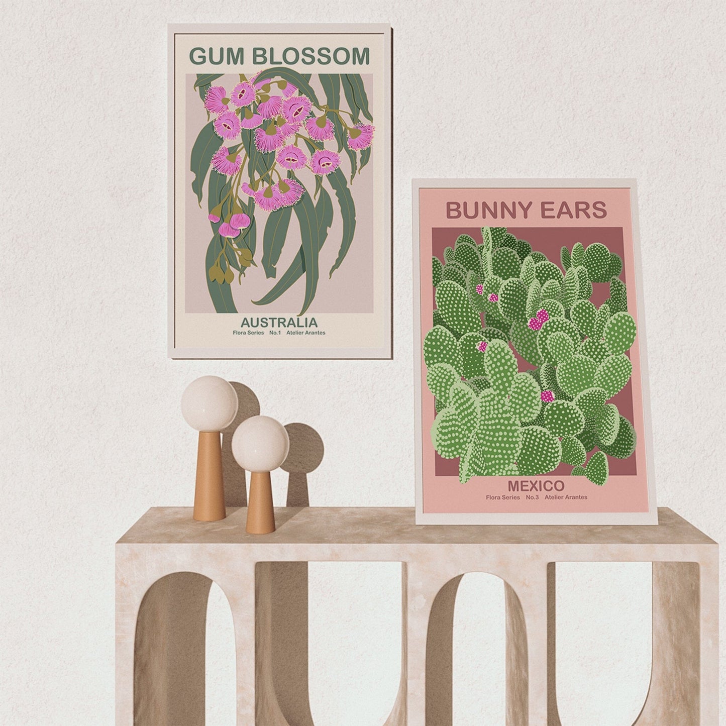 Australia Flora Series No.1 Wall Art Print Unframed Art Print Atelier Arantes