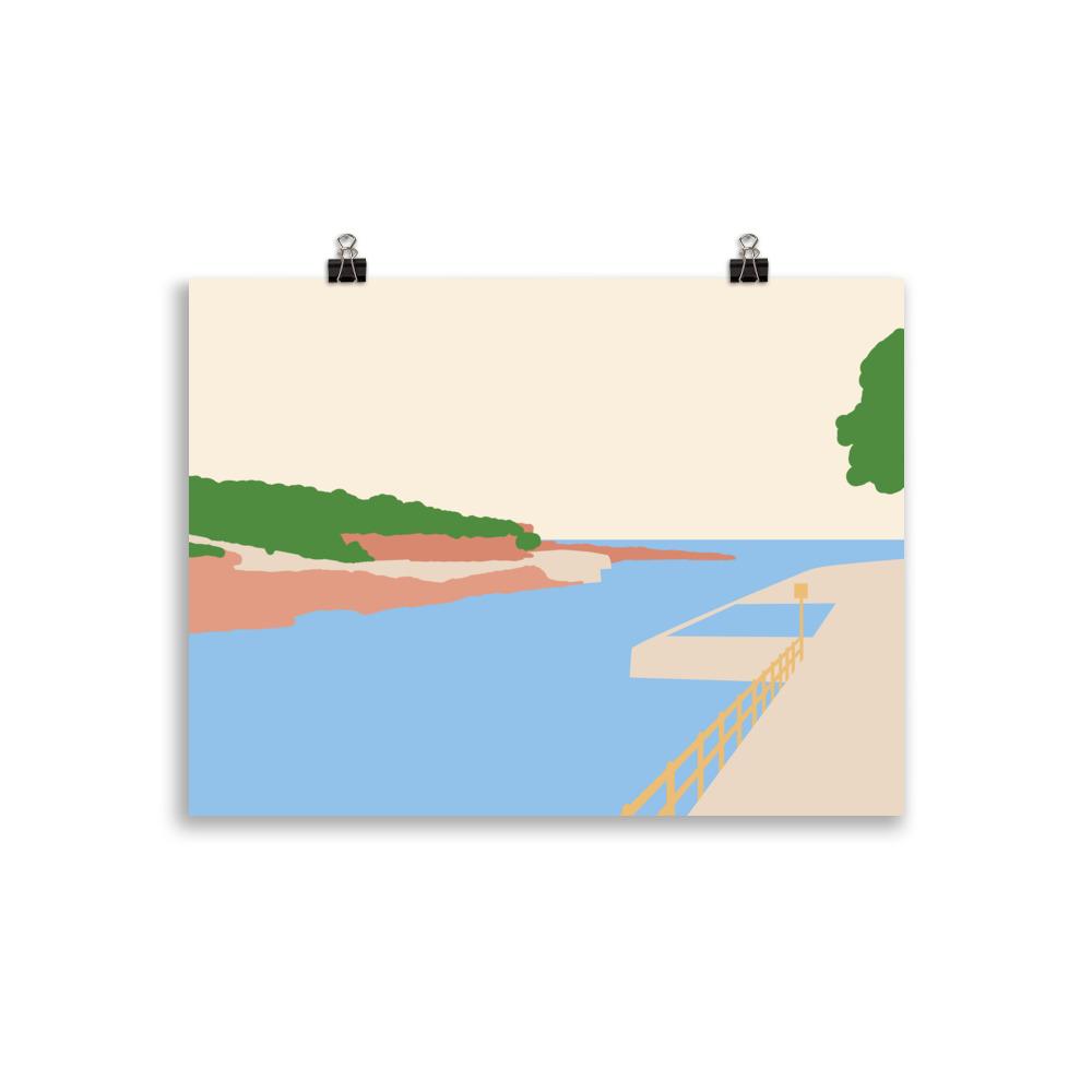 Clovelly Calm Art Print Unframed Art Print Atelier Arantes 30×40 cm
