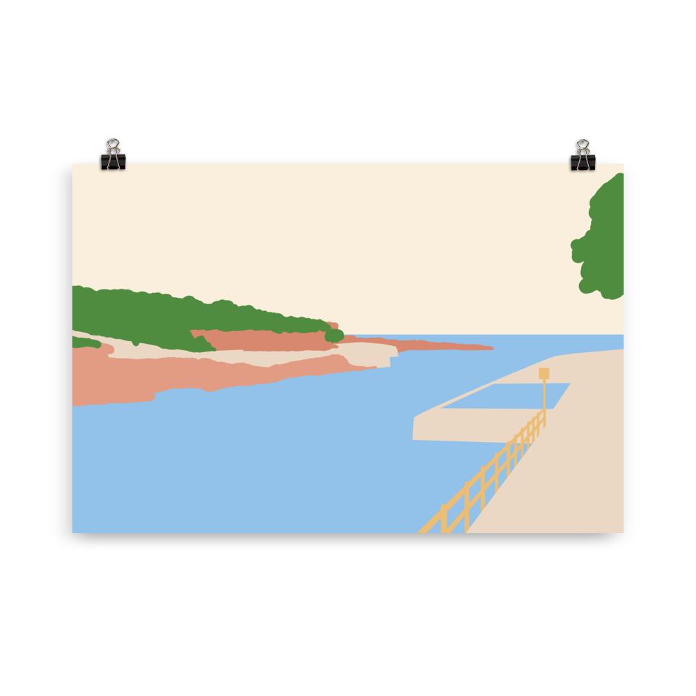 Clovelly Calm Art Print Unframed Art Print Atelier Arantes 61×91 cm