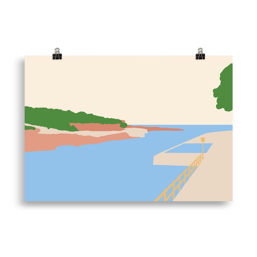 Clovelly Calm Art Print Unframed Art Print Atelier Arantes 70×100 cm