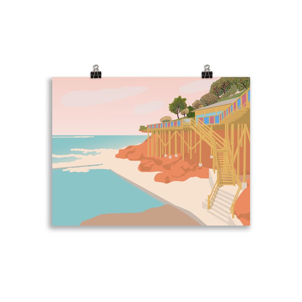 Wylie’s Baths Coogee Art Print Unframed Art Print Atelier Arantes 30×40 cm