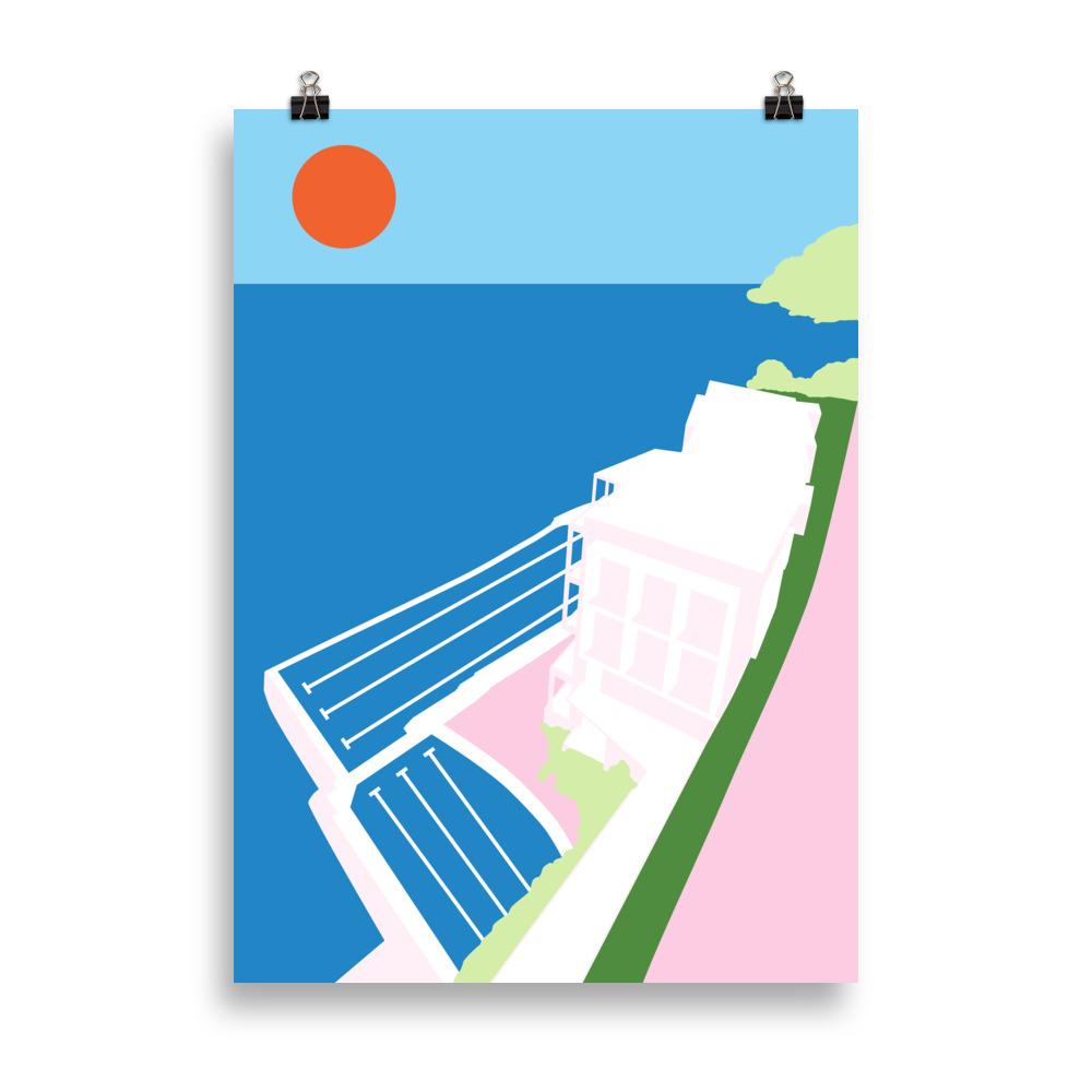 Ice Ice Baby Bondi Art Print Unframed Art Print Atelier Arantes 50×70 cm