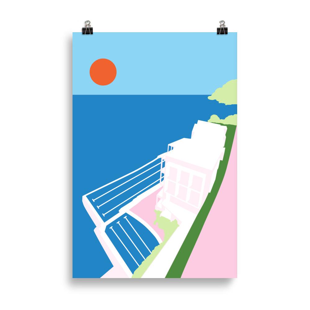 Ice Ice Baby Bondi Art Print Unframed Art Print Atelier Arantes 61×91 cm