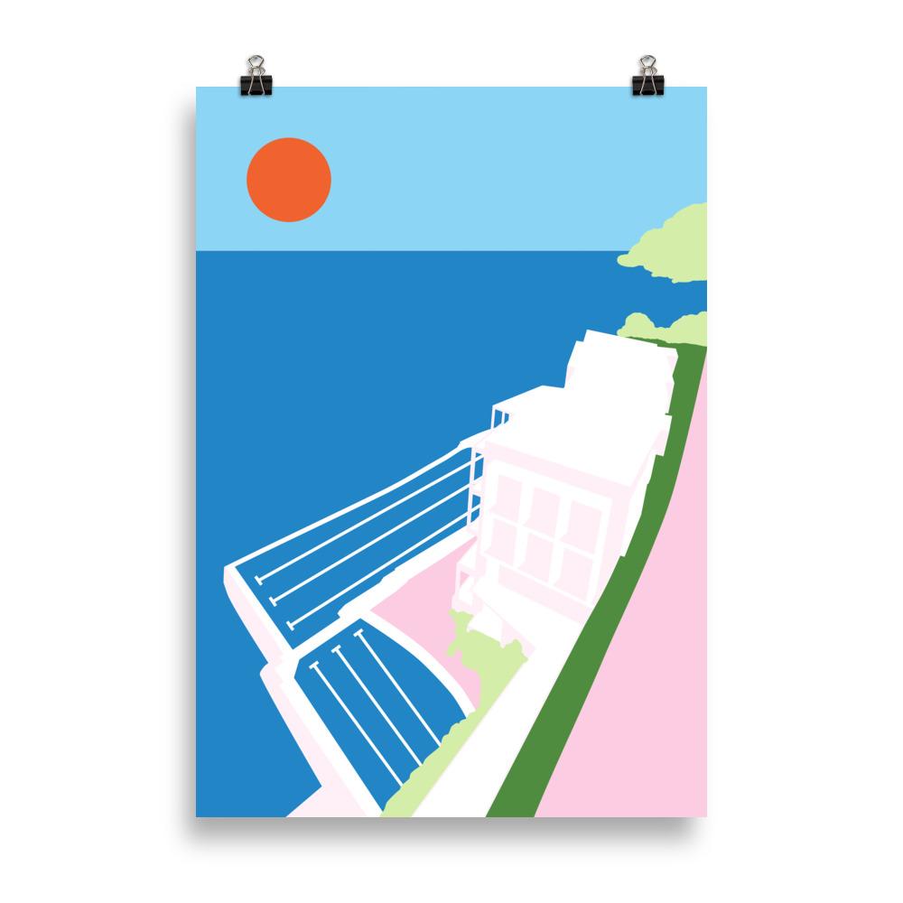 Ice Ice Baby Bondi Art Print Unframed Art Print Atelier Arantes 70×100 cm