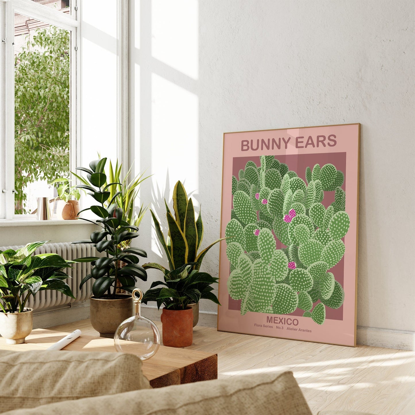 Mexico Flora Series No.3 Wall Art Print Unframed Art Print Atelier Arantes