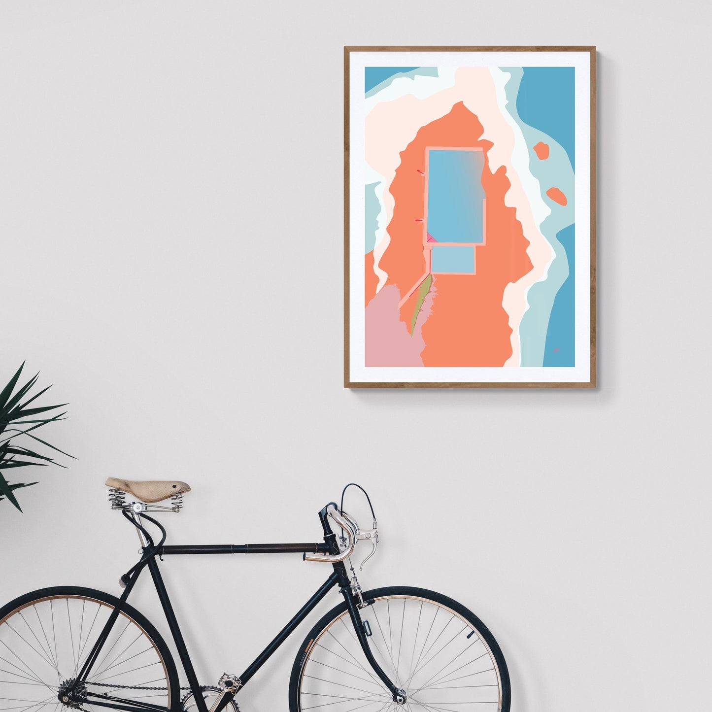 Mona Vale Rockpool Art Print Unframed Art Print Atelier Arantes