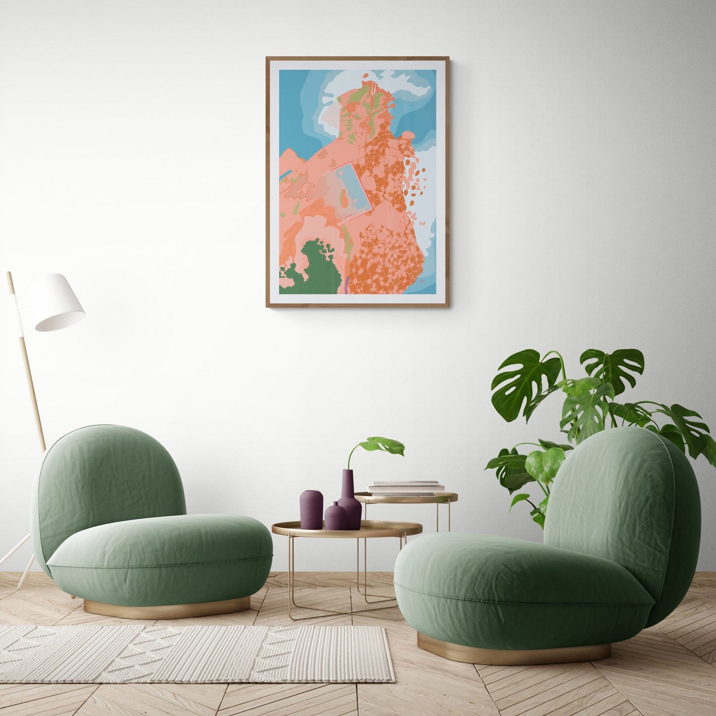 North Curl Curl Rockpool Art Print Unframed Art Print Atelier Arantes