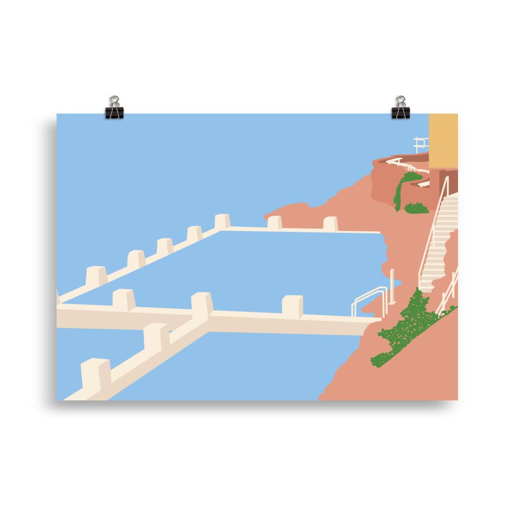 Quiet Coogee Art Print Unframed Art Print Atelier Arantes 50×70 cm