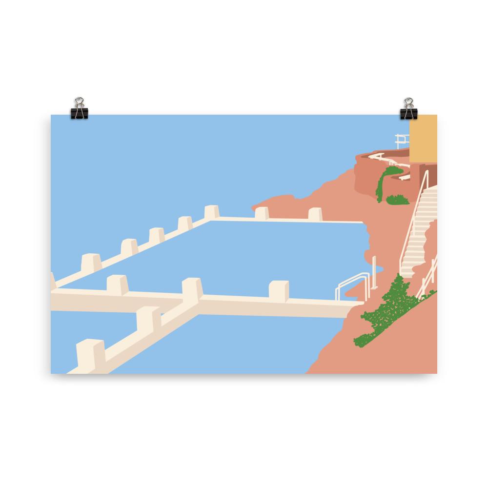Quiet Coogee Art Print Unframed Art Print Atelier Arantes 61×91 cm