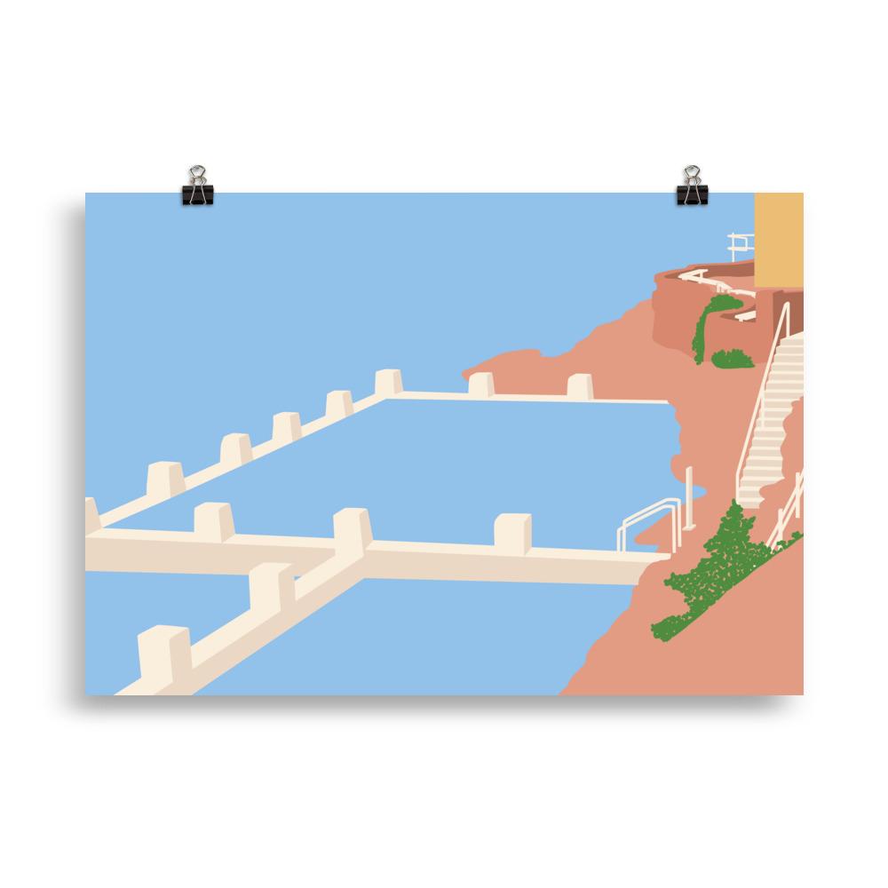 Quiet Coogee Art Print Unframed Art Print Atelier Arantes 70×100 cm