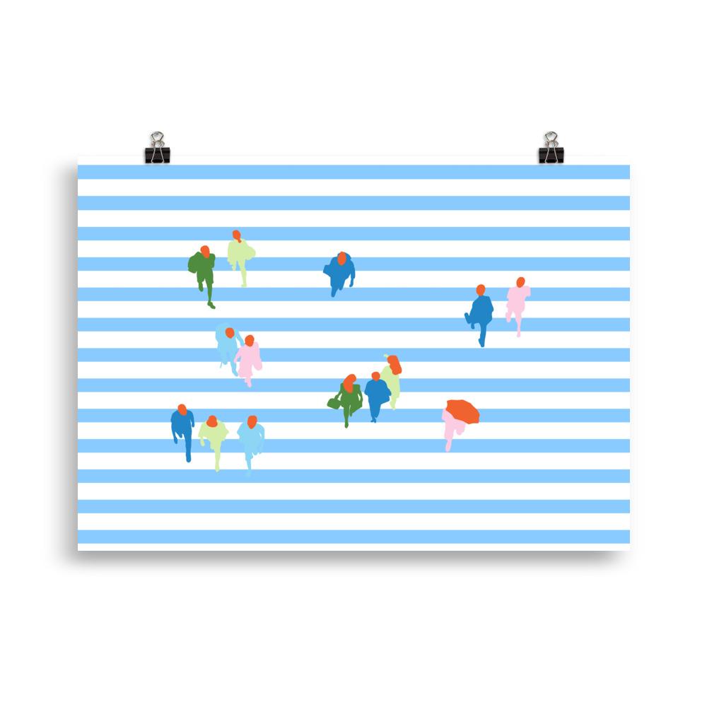 Tokyo Transitions Art Print Unframed Art Print Atelier Arantes 50×70 cm
