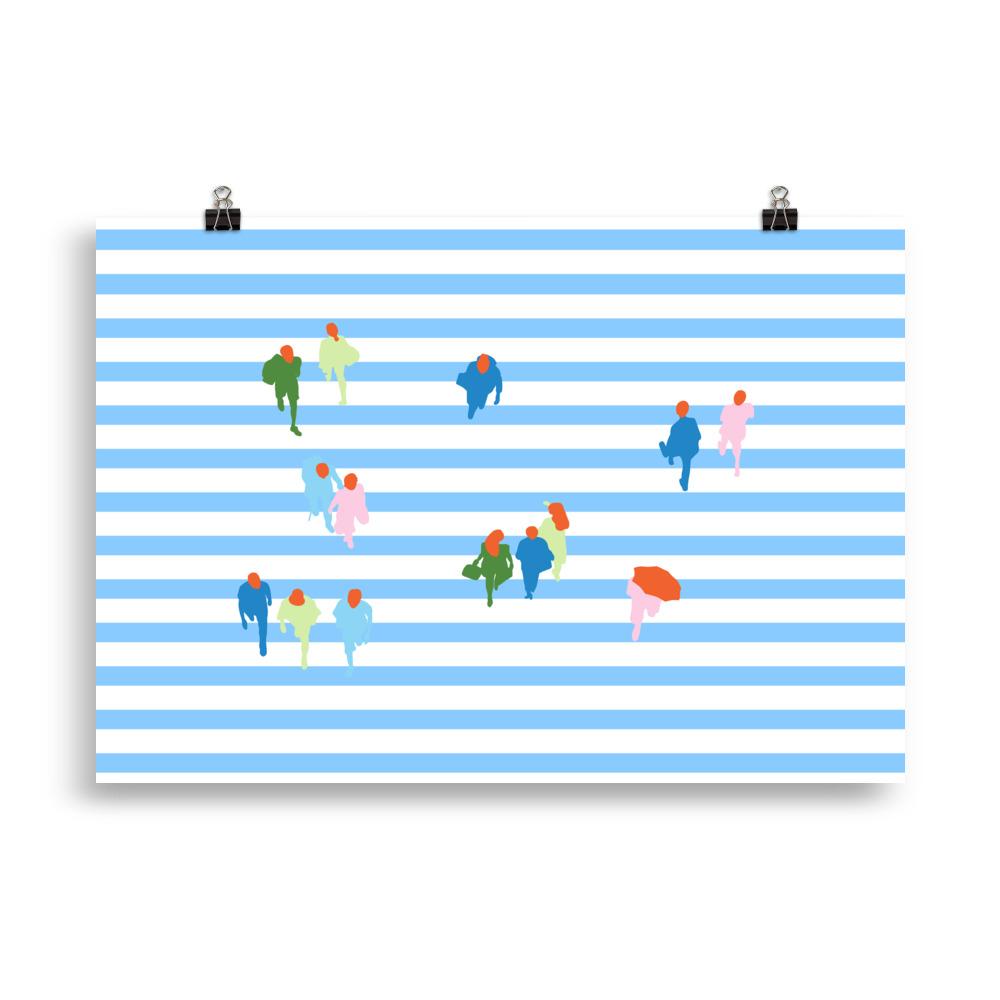 Tokyo Transitions Art Print Unframed Art Print Atelier Arantes 70×100 cm